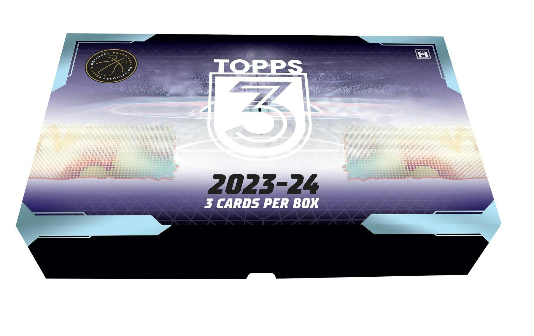 2023/24 Topps Three Basketball Hobby Box (Two Encased Autos) - NBA Hobby Box