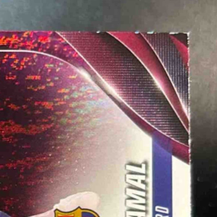 2023-24 Topps UEFA Club Competitions Lamine Yamal Pink #64 RC FC Barcelona - EX - Sports Cards