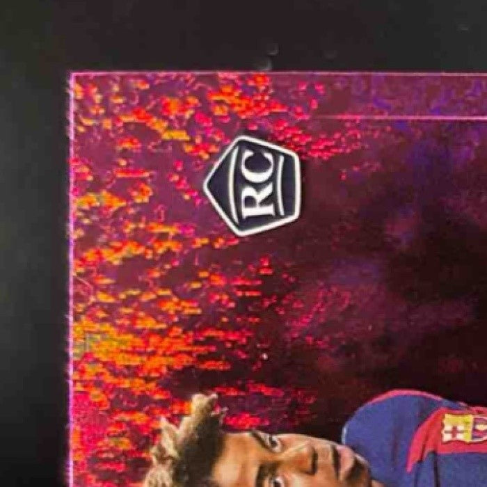 2023-24 Topps UEFA Club Competitions Lamine Yamal Pink #64 RC FC Barcelona - EX - Sports Cards