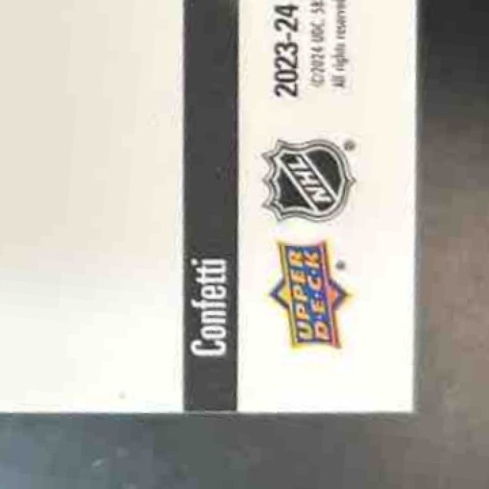 2023-24 Upper Deck Allure Connor Bedard Confetti #102 RC Chicago Blackhawks - Sports Cards