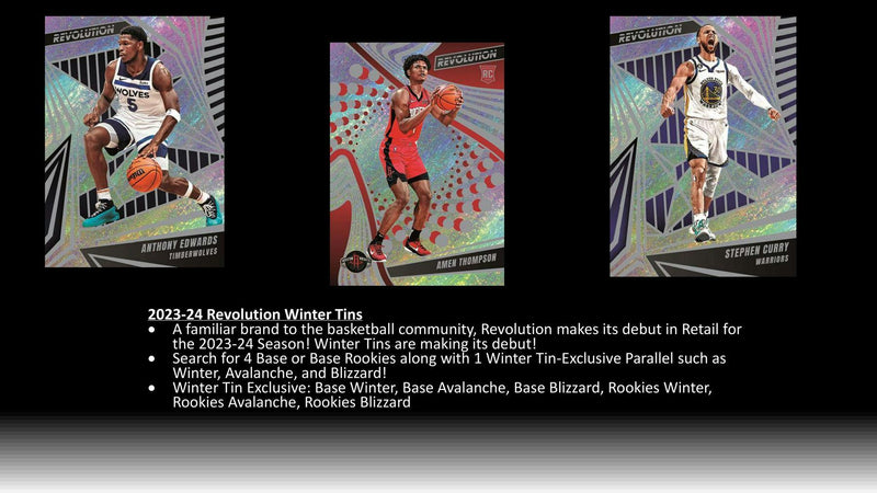 2023/24 Panini Revolution Basketball Winter Tin (4 RCs per Box)