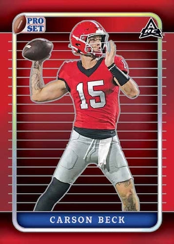 2023 Leaf Pro Set Metal Football Hobby Box (6 Autos / Box) Stroud & More!