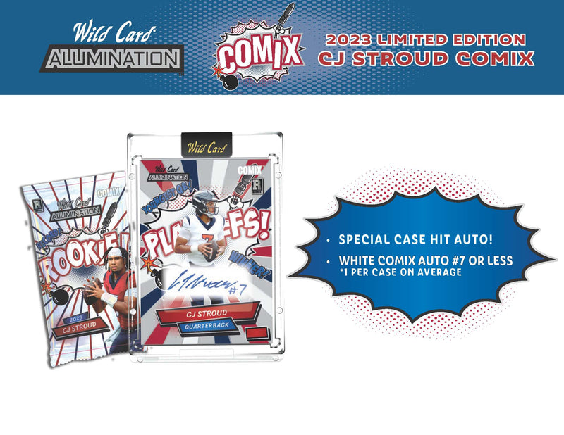 ONE SEALED PACK of 2023 Wild Card Alumination CJ Stroud Rookie COMIX