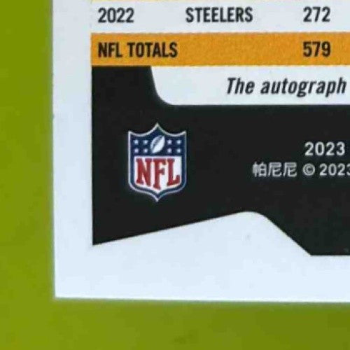 2023 Absolute Najee Harris Signatures Gold Star /10 #34 Auto Pittsburgh Steelers - Sports Cards