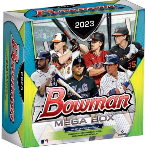 2023 Bowman Baseball Mega Box - SUPER HOT!!!! [4 Packs + 2 Mega Chrome Packs] - MLB Mega Box