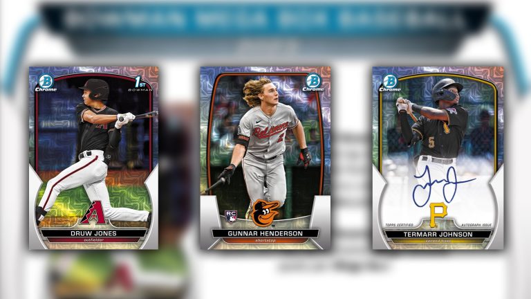 2023 Bowman Baseball Mega Box - SUPER HOT!!!! [4 Packs + 2 Mega Chrome Packs] - MLB Mega Box