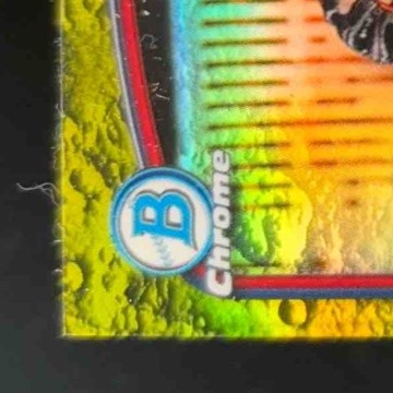 2023 Bowman Blake Loubier Chrome Prospects Yellow Lunar Crater Ref 34/75 1st - Sports Cards