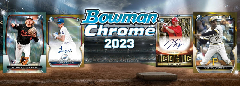 2023 Bowman Chrome Baseball Hobby Box (2 Autos/Box)