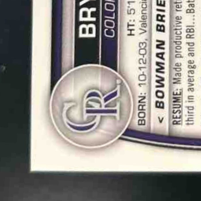 2023 Bowman Chrome Bryant Betancourt Auto Orange /25 1st Prospect Rockies - Sports Cards