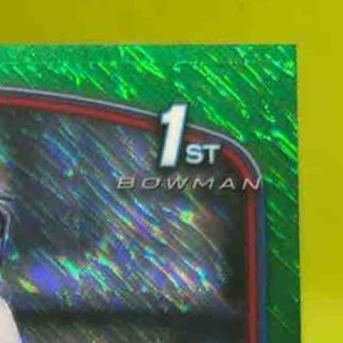 2023 Bowman Juan Alonso Chrome Green Shimmer Refractor /99 #BCP-137 Dodgers - Sports Cards