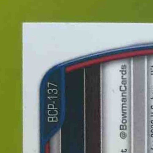 2023 Bowman Juan Alonso Chrome Green Shimmer Refractor /99 #BCP-137 Dodgers - Sports Cards