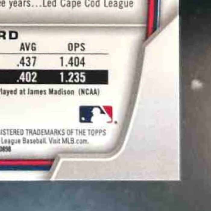 2023 Bowman Mega Box Chase DeLauter Chrome Prospects Auto Mojo Refractor - Sports Cards