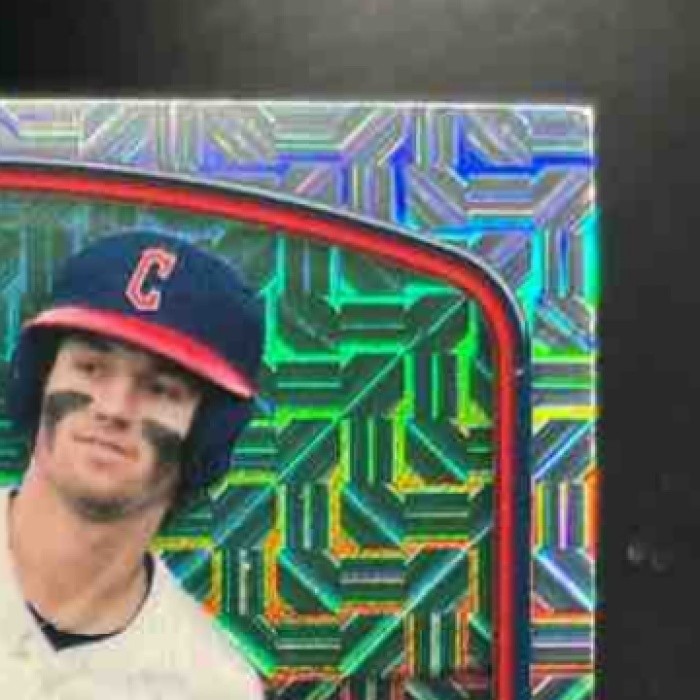 2023 Bowman Mega Box Chase DeLauter Chrome Prospects Auto Mojo Refractor - Sports Cards