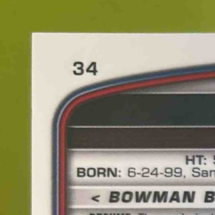 2023 Bowman Mega Box Christopher Morel Yellow Mojo Refractor /75 RC Chicago Cubs - Sports Cards