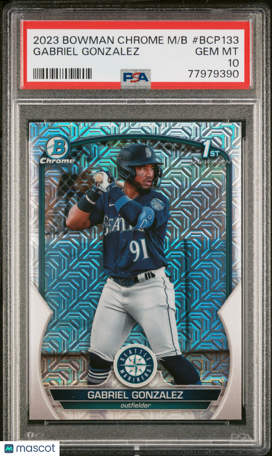 2023 Bowman Mega Box Chrome Gabriel Gonzalez #133 PSA 10 - Graded Sports Cards