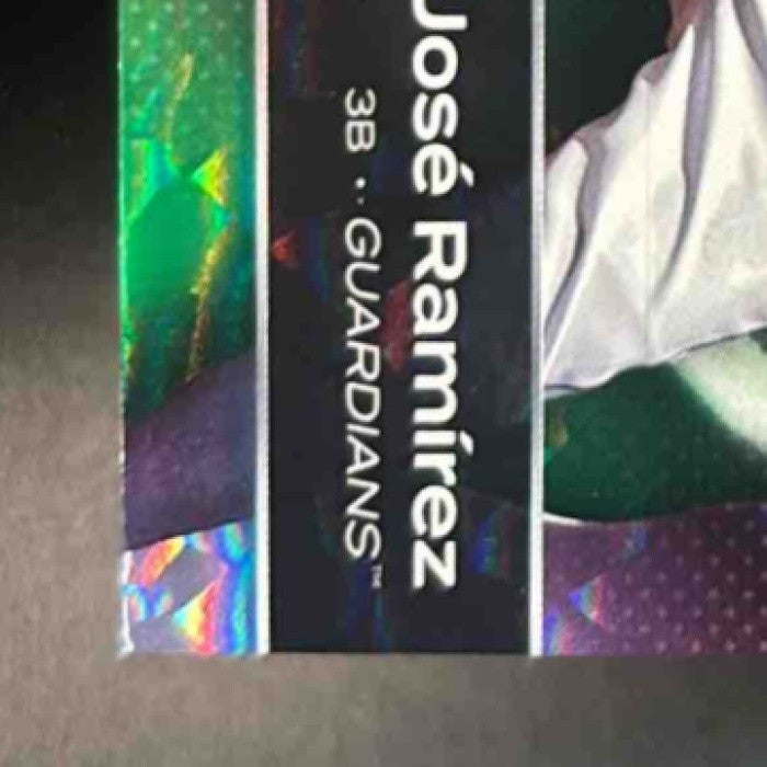 2023 Bowman Platinum Jose Ramirez Emerald Ice Foil /299 #95 Cleveland Guardians - Sports Cards