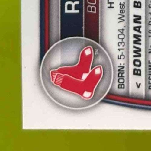 2023 Bowman Roman Anthony Chrome Mega Box Mojo Refractor #BCP-71 1st Red Sox DJ1 - Sports Cards