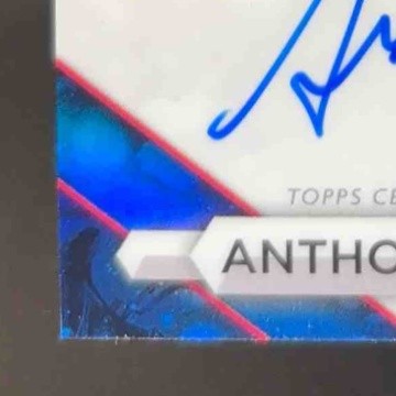 2023 Bowman Sterling Anthony Gutierrez Prospect Auto Blue Refractor 14/25 Auto - Sports Cards