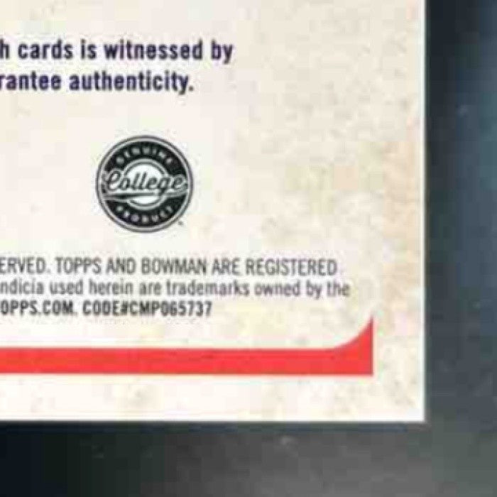 2023 Bowman University Chrome Audric Estime 1955 Football Auto Gold /50 Irish - Sports Cards