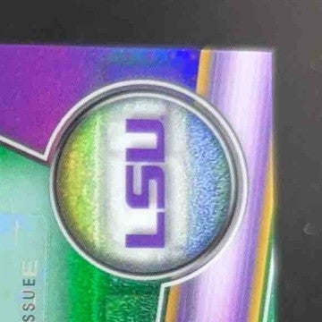 2023 Bowman University Chrome Brian Thomas Jr Auto Green Refractor 48/99 LSU RC - Sports Cards