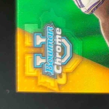 2023 Bowman University Chrome Brian Thomas Jr Auto Green Refractor 48/99 LSU RC - Sports Cards