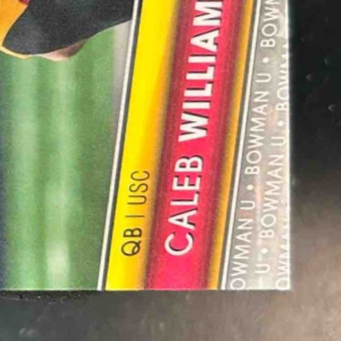 2023 Bowman University Chrome Caleb Williams X Fractor #1 USC Trojans - Sports Cards