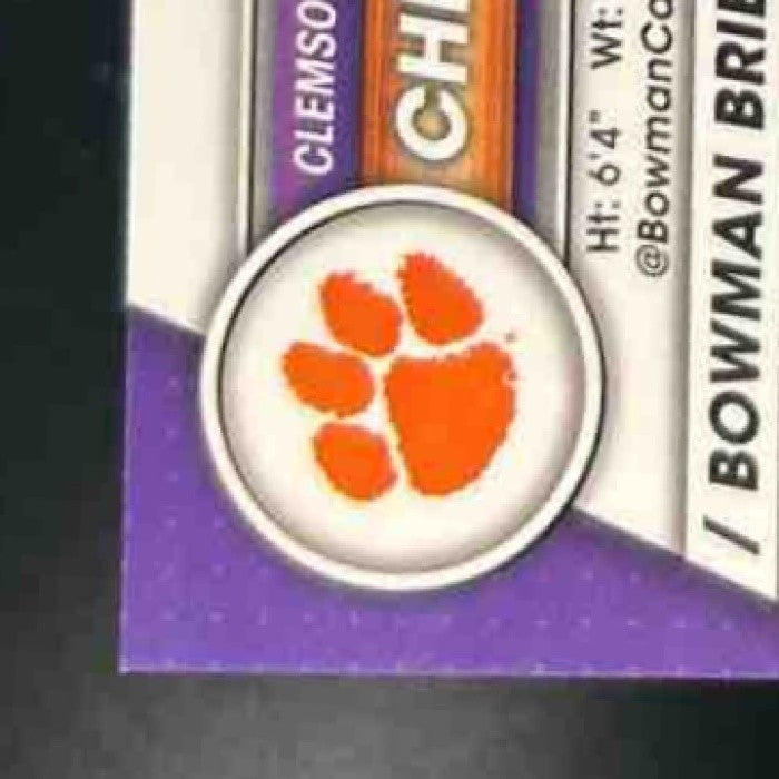 2023 Bowman University Chrome Christopher Vizzina Prospect Auto Clemson Tigers - Sports Cards