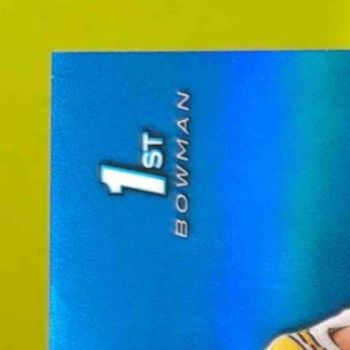 2023 Bowman University Chrome Cooper Dejean Blue Refractor 193/199 #27 Hawkeyes - Sports Cards