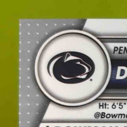 2023 Bowman University Chrome Dani Dennis-Sutton Fuschia Mini Diamond Ref /150 - Sports Cards