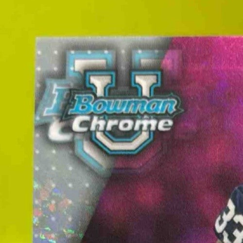 2023 Bowman University Chrome Dani Dennis-Sutton Fuschia Mini Diamond Ref /150 - Sports Cards