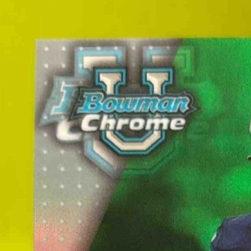 2023 Bowman University Chrome Drew Allar Green Shimmer Refractor 29/99 #113 - Sports Cards
