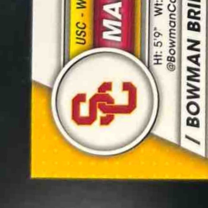 2023 Bowman University Chrome Mario Williams Prospect Auto #184 USC Trojans - Sports Cards
