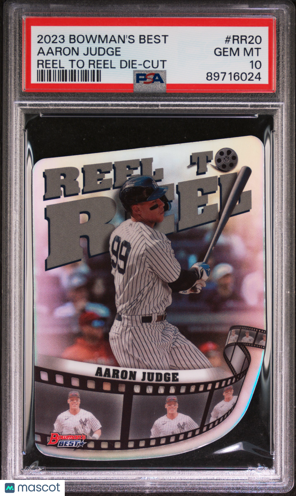 2023 Bowman’s Best Reel To Reel Die-Cuts Aaron Judge #RR20 PSA 10 - Graded Sports Cards
