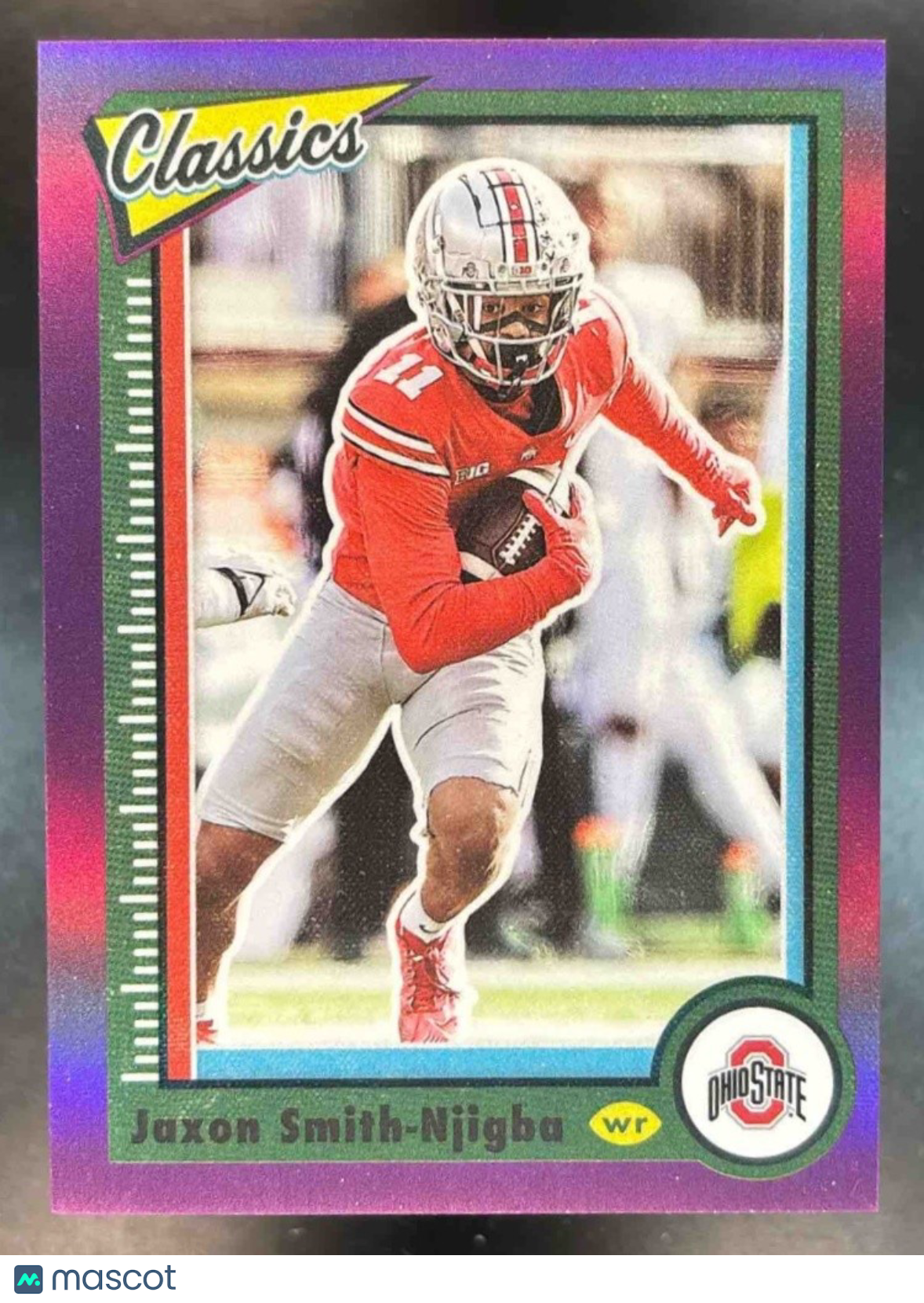 2023 Chronicles Draft Picks Jaxon Smith-Njigba Purple 1/49 RC Ohio State Buckeye - Sports Cards