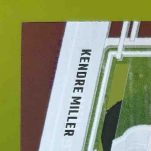 2023 Clearly Donruss Kendre Miller Auto Purple /175 #72 RC New Orleans Saints - Sports Cards