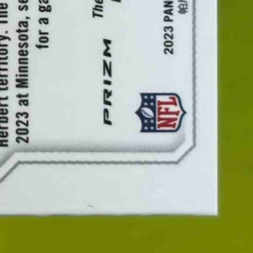 2023 Contenders Optic Justin Herbert Player Of the Year Auto /50 Chargers - Sports Cards