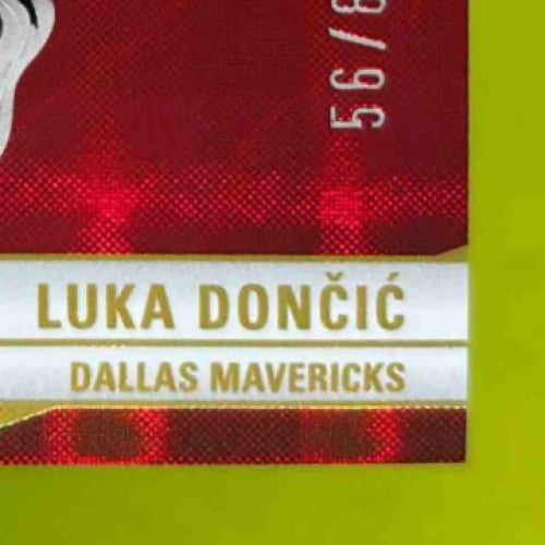 2023 Donruss Elite Luka Doncic International Hyper Red /88 #170 Dallas Mavericks - Sports Cards