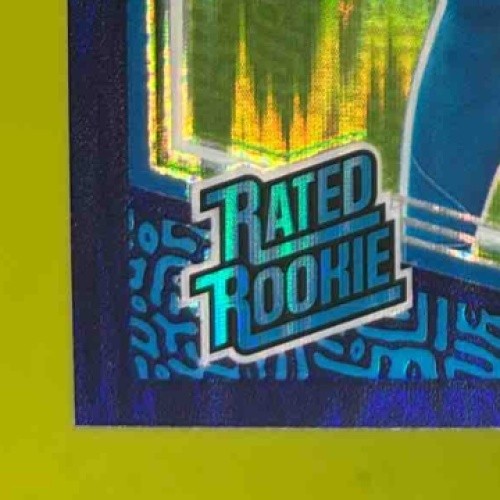 2023 Donruss Optic Jahmyr Gibbs Purple Shock Prizm #236 RC Detroit Lions - Sports Cards