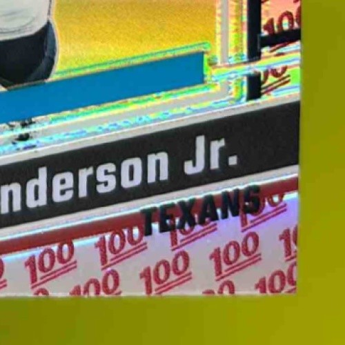 2023 Donruss Optic Will Anderson Jr One Hundred Emoji Prizm #246 Rated Rookie - Sports Cards