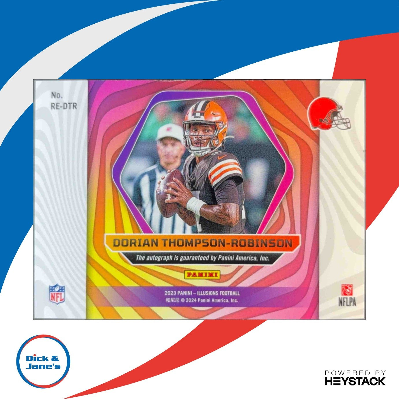 2023 Illusions Dorian Thompson-Robinson Rookie Endorsements Red 8/99 Auto RC - Sports Cards