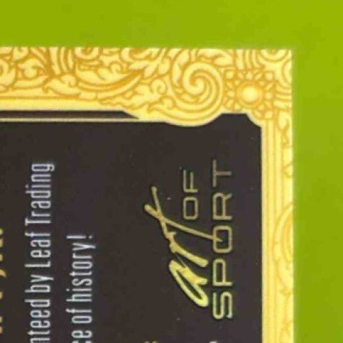 2023 Leaf Art of Sport Ronald Acuna Jr. Auto Blue /15 #BA-RAJ - Sports Cards