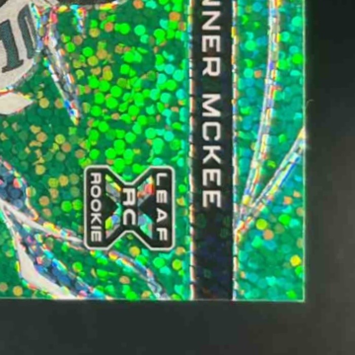 2023 Leaf Eclectic Tanner McKee Flash Auto /5 #FA-TM1 RC Philadelphia Eagles - Sports Cards