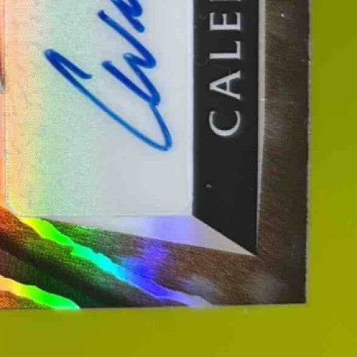 2023 Leaf Exotic Caleb Williams Prismatic Deer /6 #BA-CW1 Auto - Sports Cards