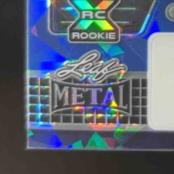 2023 Leaf Metal Draft Anthony Richardson First Round Bound Auto Crystal Blue 1/1 - Sports Cards