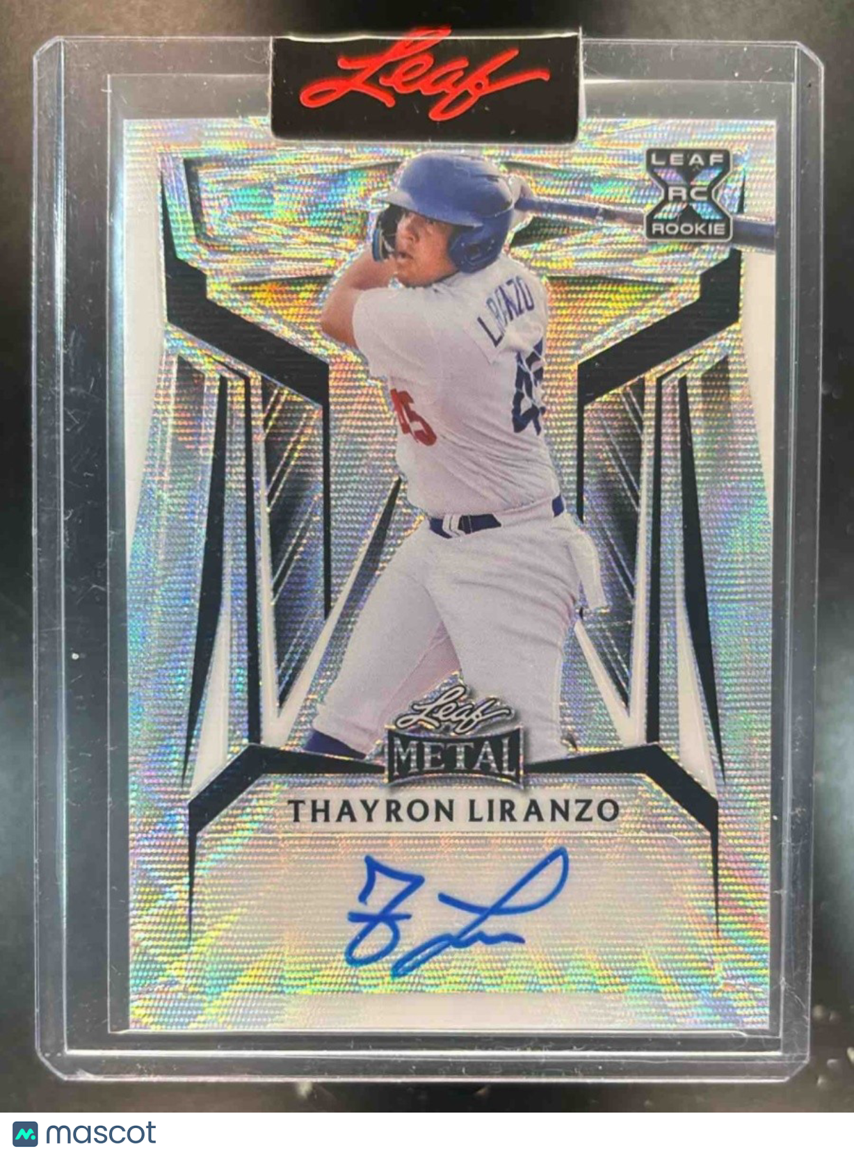 2023 Leaf Metal Thayron Liranzo Pre Production Proof 1/1 Auto - Sports Cards