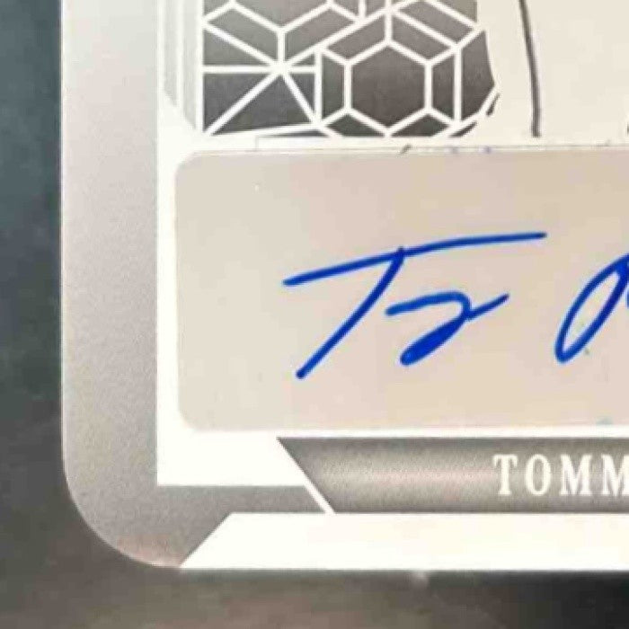 2023 Leaf Metal Tommy Troy 1st Prospect Round Gems Auto Black Printing Plate 1/1 - Sports Cards