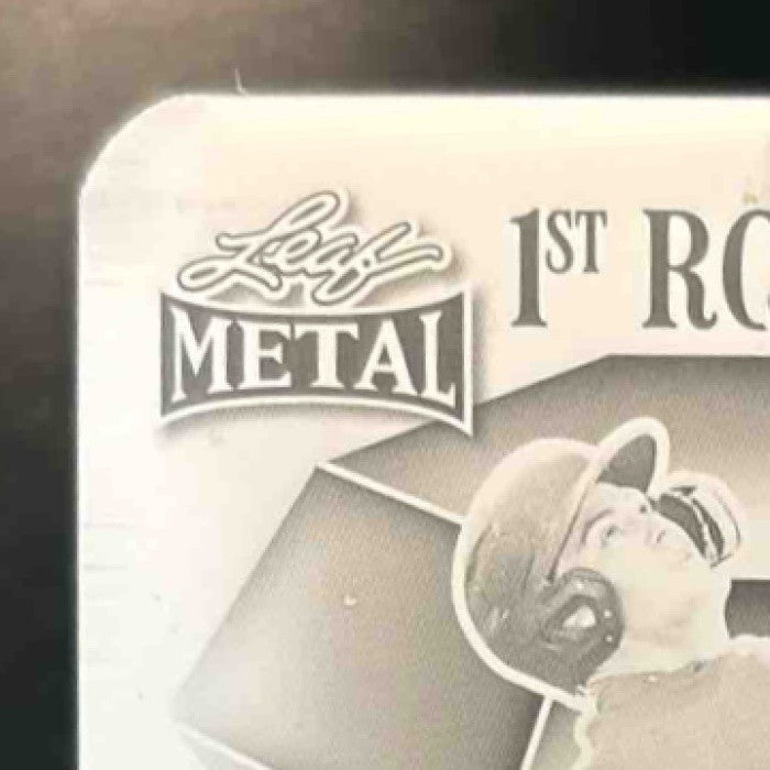 2023 Leaf Metal Tommy Troy 1st Prospect Round Gems Auto Black Printing Plate 1/1 - Sports Cards