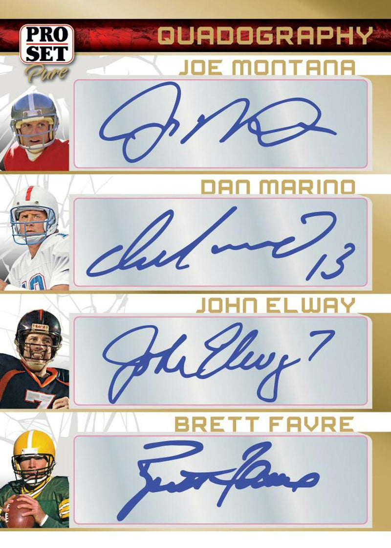 2023 Leaf Pro Set Pure Football Hobby Box (3 Autographs) LOADED!