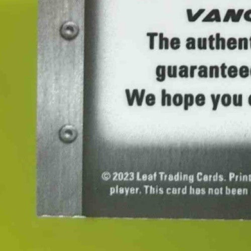 2023 Leaf Trinity Vance Honeycutt Steel Gold 1/1 #S-VH1 Auto Baltimore Orioles - Sports Cards