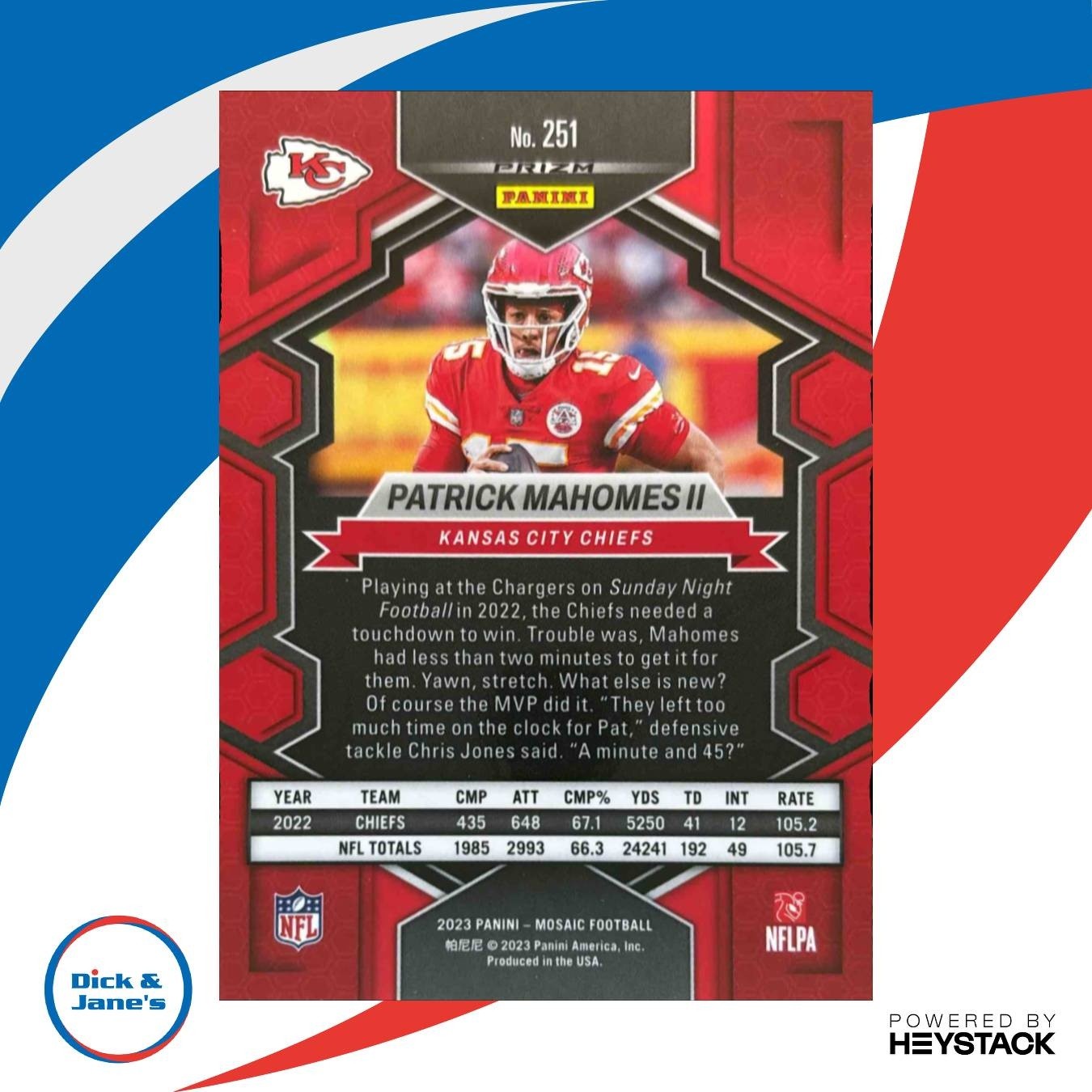 2023 Mosaic Patrick Mahomes II Camo Pink #251 National Pride Kansas City Chiefs - Sports Cards